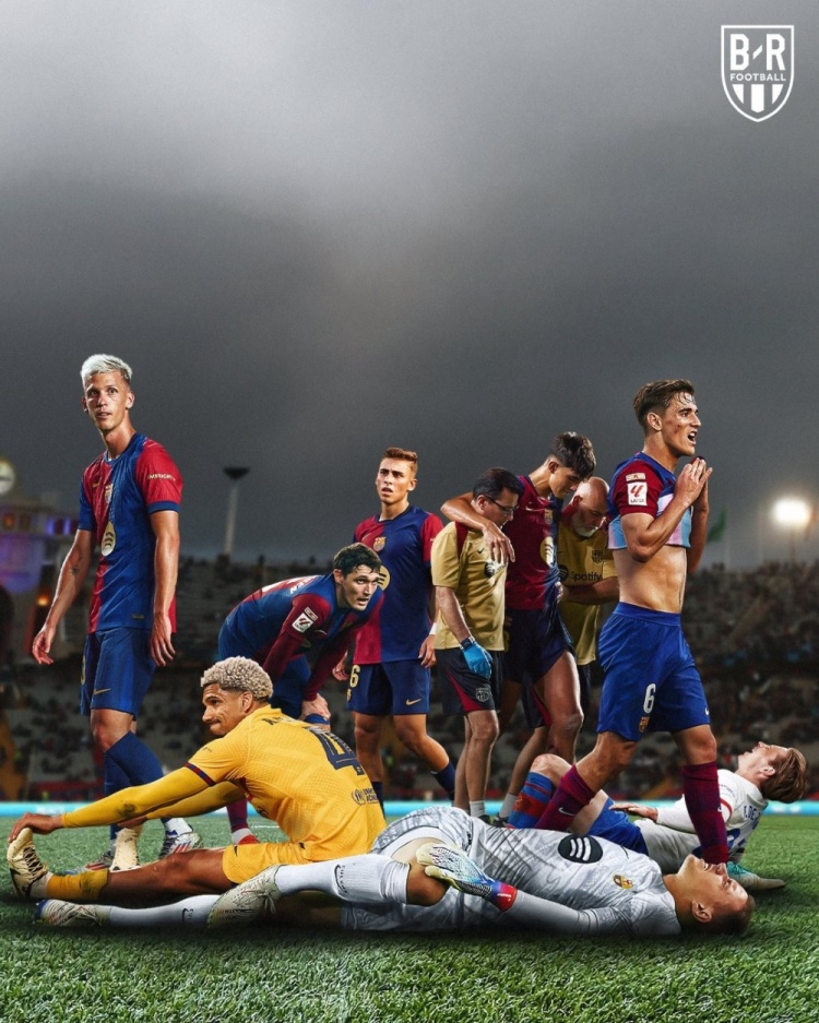 หนึ่งแย่กว่าอีก! เรอัล มาดริด บาดเจ็บ 5 คน บาร์เซโลน่า บาดเจ็บ 8 คน